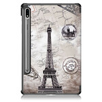 Smart Case Samsung Galaxy Tab S7 FE Vahvistettu Eiffel-torni Smart Case Samsung Galaxy Tab S7 FE Vahvistettu Eiffel torni