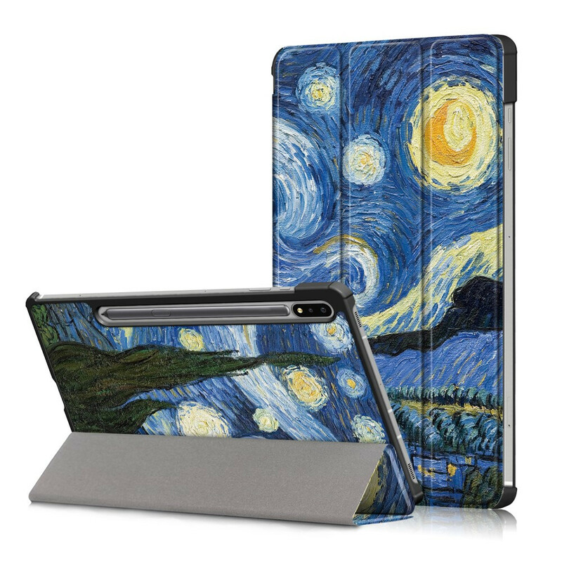 Smart Case Samsung Galaxy Tab S7 FE Vahvistettu Van Gogh Smart Case Samsung Galaxy Tab S7 FE Vahvistettu Van Gogh