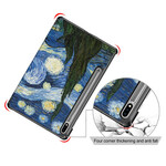 Smart Case Samsung Galaxy Tab S7 FE Vahvistettu Van Gogh