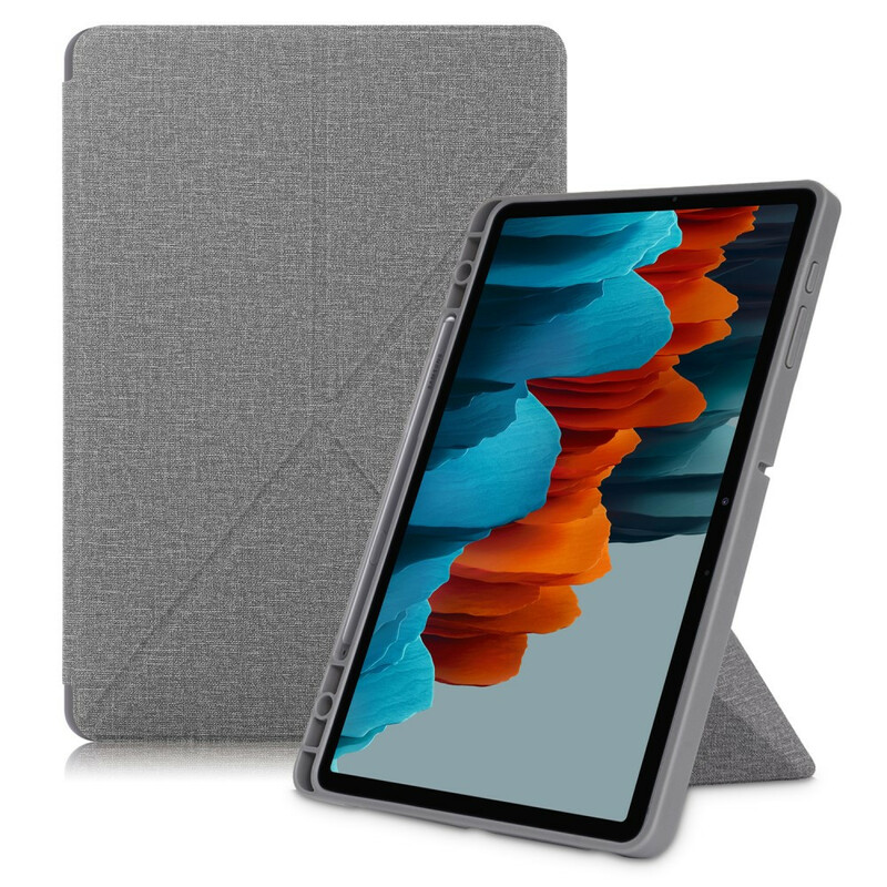 Smart Case Samsung Galaxy Tab S7 FE / T736 Origami-kangas kuviointi