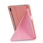 Smart Case Samsung Galaxy Tab S7 FE / T736 Origami-kangas tekstuuri