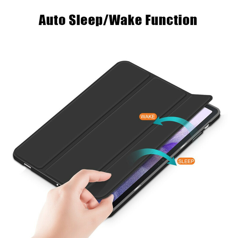 Smart Case Samsung Galaxy Tab S7 FE Tri-Fold Stylus Holder Vahvistettu tukikynän pidike