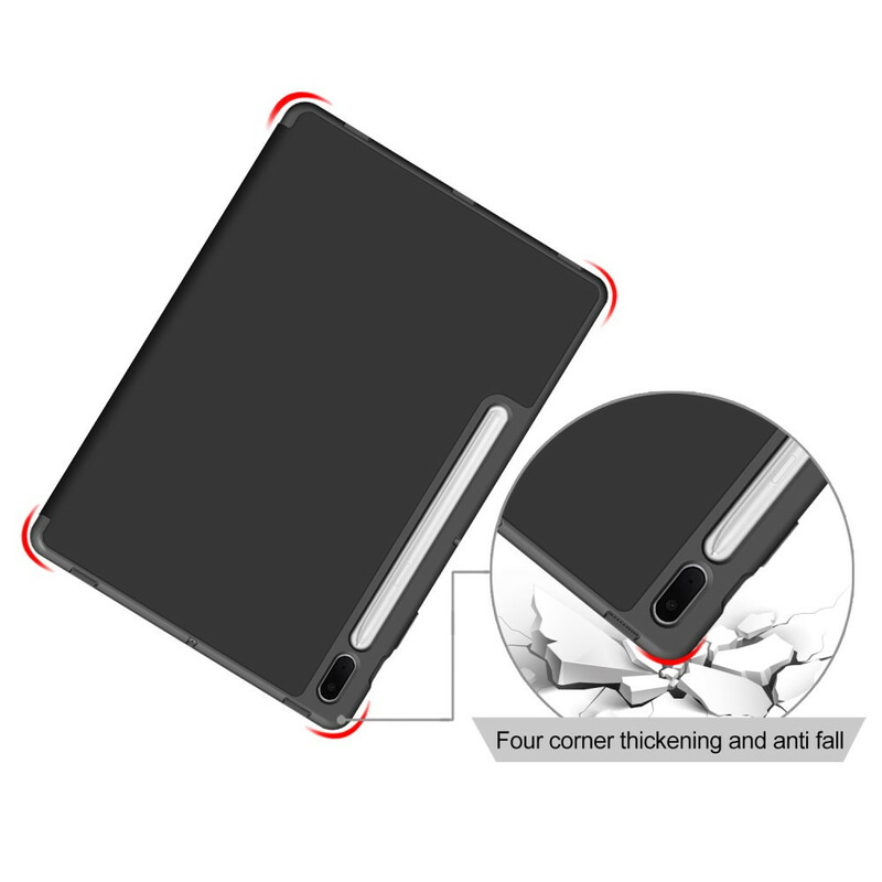 Smart Case Samsung Galaxy Tab S7 FE Tri-Fold Stylus Holder Vahvistettu