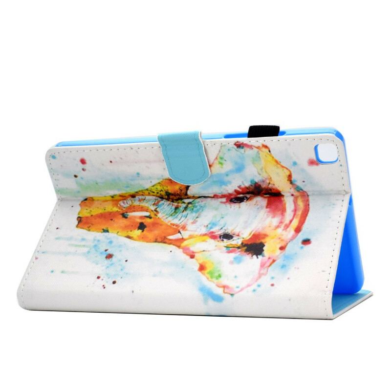 Samsung Galaxy Tab A7 Lite akvarelli Elefantti kotelo Samsung Galaxy Tab A7 Lite akvarelli Elefantti kotelo