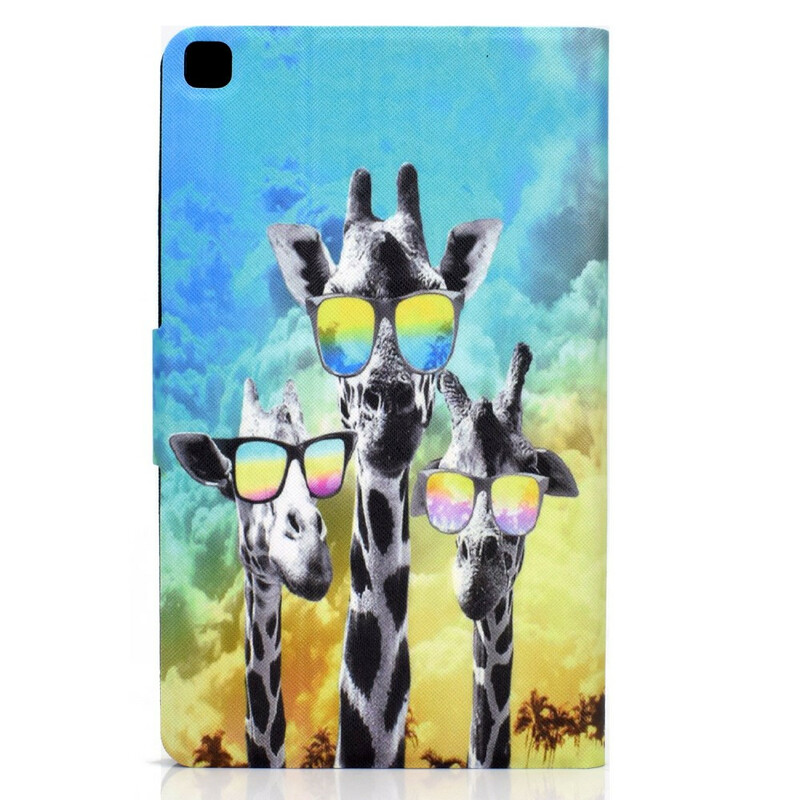 Samsung Galaxy Tab A7 Lite Funky Giraffes Kotelo
