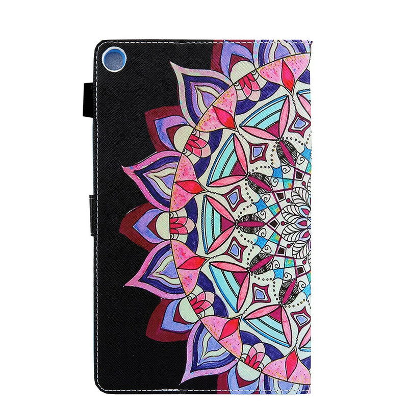 Samsung Galaxy Tab A7 Lite kotelo Mandala grafiikka Samsung Galaxy Tab A7 Lite kotelo Mandala grafiikka
