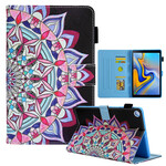 Samsung Galaxy Tab A7 Lite kotelo Mandala grafiikka Samsung Galaxy Tab A7 Lite kotelo Mandala grafiikka