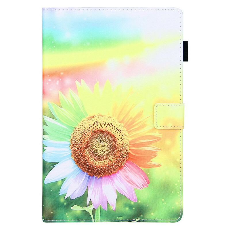 Samsung Galaxy Tab A7 Lite Kotelo Kukkia auringossa