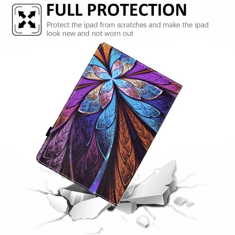 Samsung Galaxy Tab A7 Lite kotelo Abstrakti kukka
