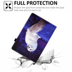 Samsung Galaxy Tab A7 Lite Cat Case Valkoinen