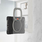 Samsung Galaxy Tab A7 Lite erittäin kestävä kotelo pyörivä rengas jalusta