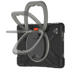 Samsung Galaxy Tab A7 Lite erittäin kestävä kotelo pyörivä rengas jalusta