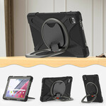 Samsung Galaxy Tab A7 Lite erittäin kestävä kotelo pyörivä rengas jalusta