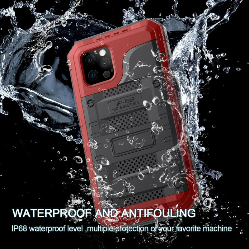 iPhone 12 Pro Max vedenpitävä erittäin kestävä metallikotelo