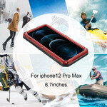 iPhone 12 Pro Max vedenpitävä erittäin kestävä metallikotelo