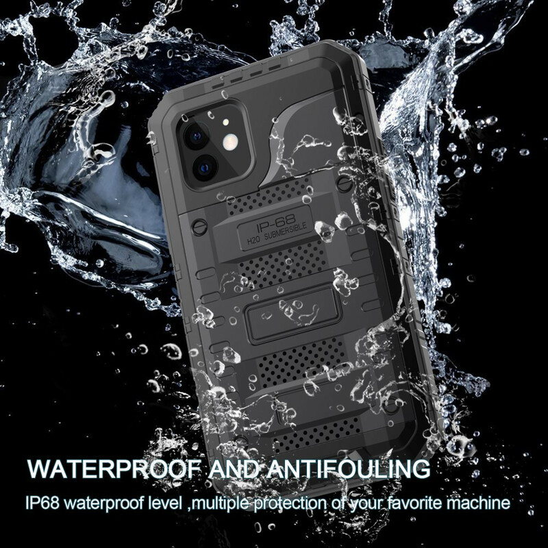 iPhone 12 Pro vedenpitävä erittäin kestävä metallikotelo