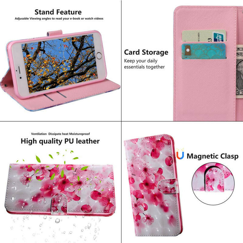 OnePlus North CE 5G Asia Vaaleanpunaiset kukat