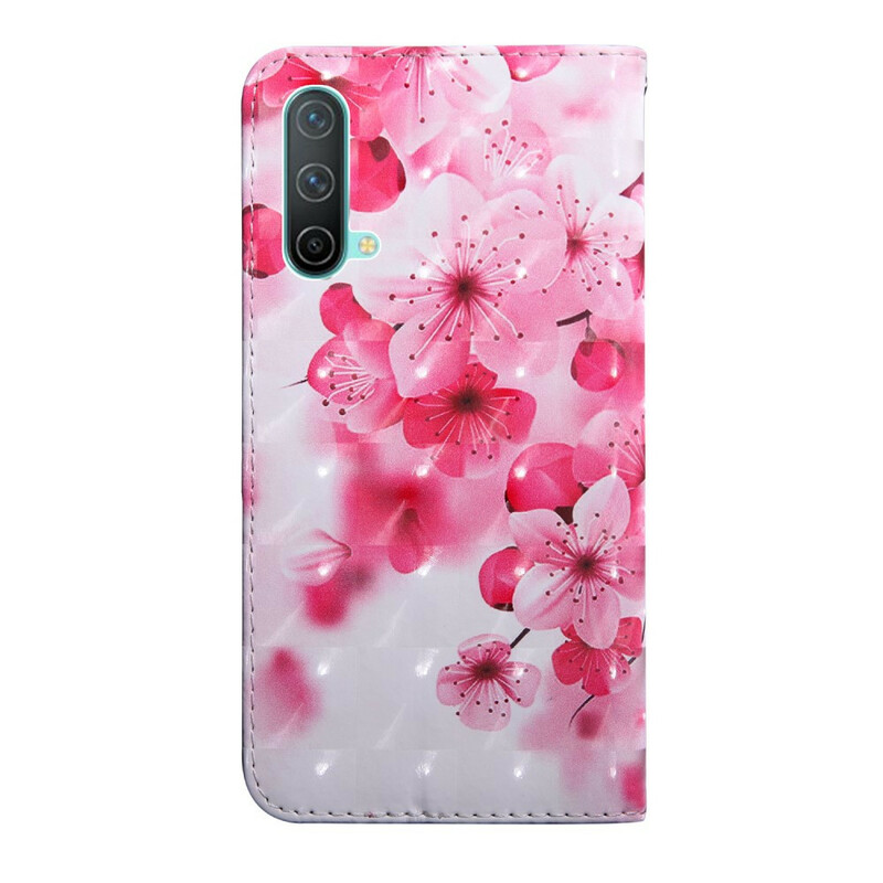 OnePlus North CE 5G Asia Vaaleanpunaiset kukat