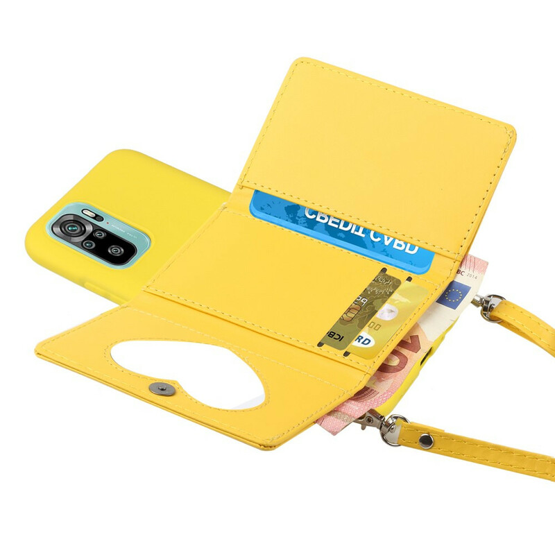 Xiaomi Redmi Huomautus 10 / Huomautus 10s olkalaukku kortti tapauksessa