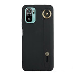 Xiaomi Redmi Note 10 / Note 10s silikoni asia tukihihna kanssa tuki hihna