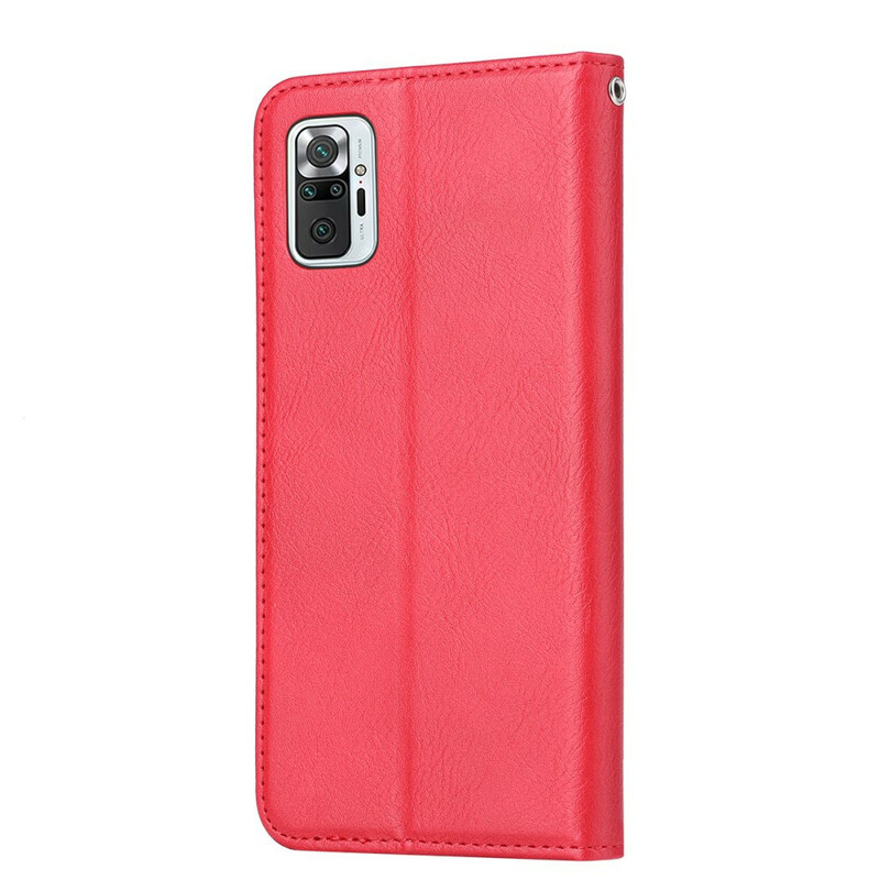 Flip Cover Xiaomi Redmi Note 10 / Note 10s keinonahkainen korttikotelo