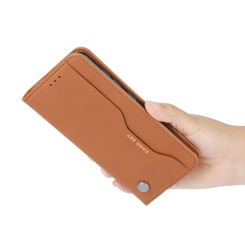 Flip Cover Xiaomi Redmi Note 10 / Note 10s keinonahkainen korttikotelo