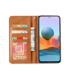 Flip Cover Xiaomi Redmi Note 10 / Note 10s keinonahkainen korttikotelo