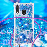 Samsung Galaxy A20e Glitter perhonen kansi