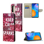 Xiaomi Redmi Note 10 5G / Poco M3 Pro 5G Case Keep Calm and Sparkle (Pysy rauhallisena ja säihkyä)