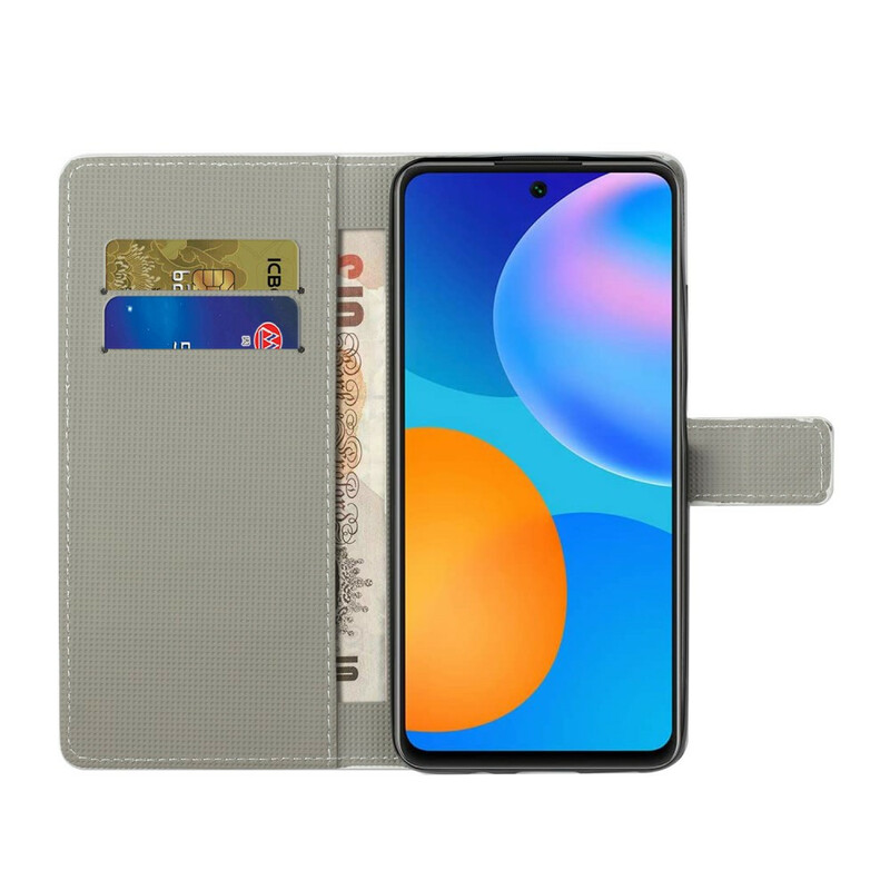 Xiaomi Redmi Note 10 5G / Poco M3 Pro 5G Trooppiset kukat Kotelo