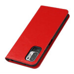 Flip Cover Xiaomi Redmi Note 10 5G / Poco M3 Pro 5G Aitoa nahkaa