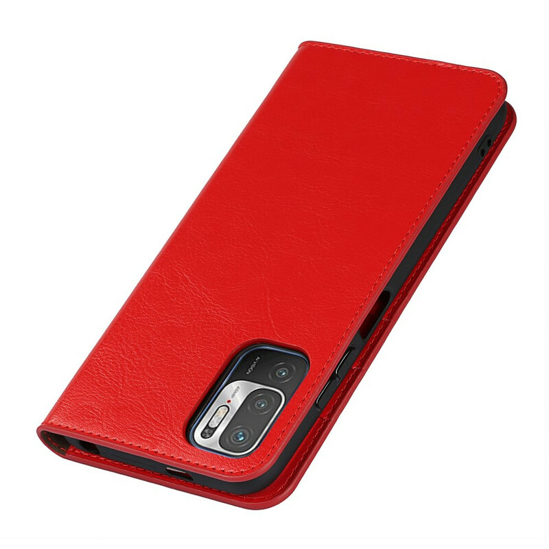 Flip Cover Xiaomi Redmi Note 10 5G / Poco M3 Pro 5G Aitoa nahkaa