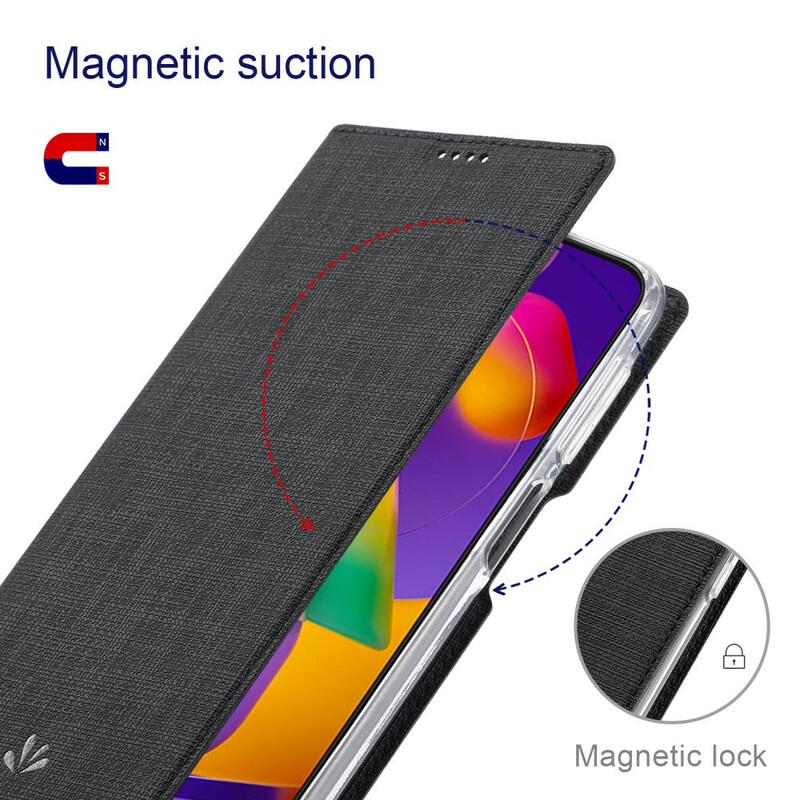 Flip Cover Xiaomi Redmi Note 10 5G / Poco M3 Pro 5G teksturoitu VILI DMX