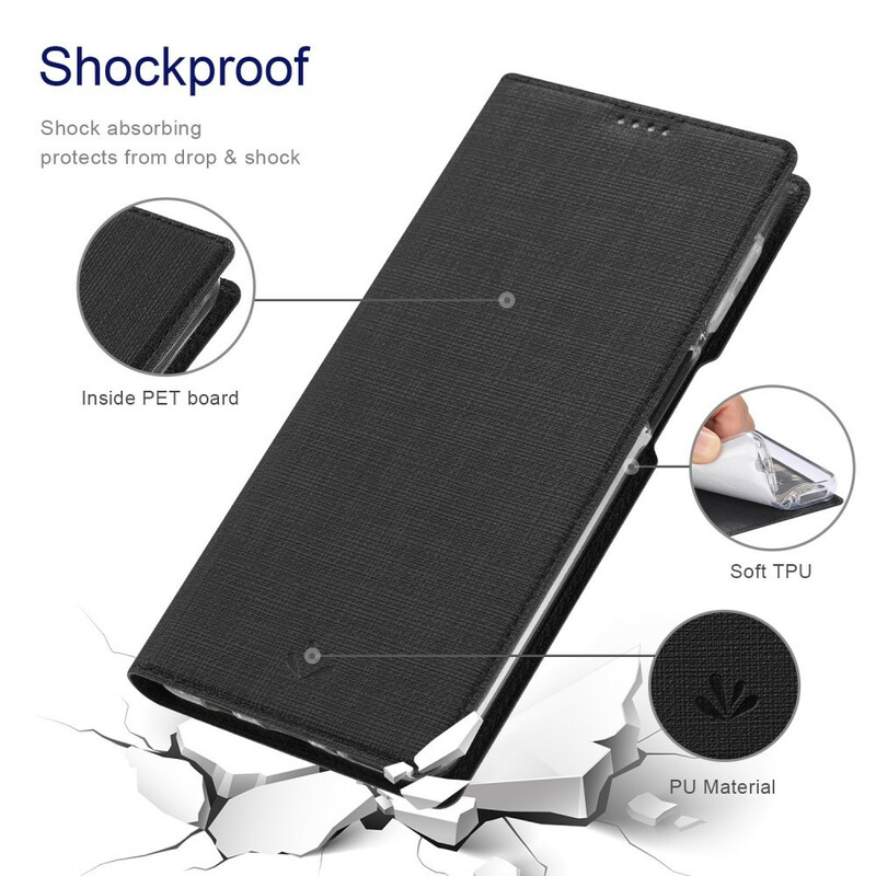 Flip Cover Xiaomi Redmi Note 10 5G / Poco M3 Pro 5G teksturoitu VILI DMX