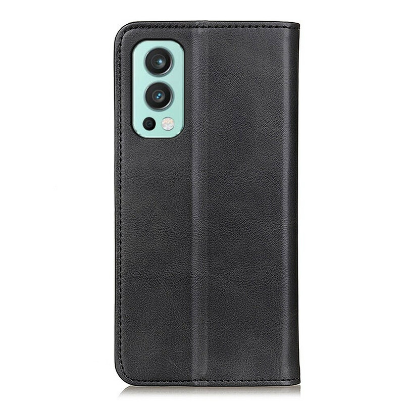 Flip Cover OnePlus Nord 2 5G Split Nahka Matta