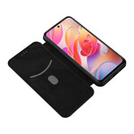 Flip Cover Xiaomi Redmi Note 10 5G / Poco M3 Pro 5G Hiilikuitu värillinen