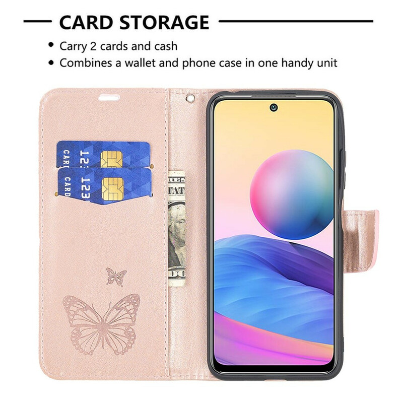 Xiaomi Redmi Note 10 5G / Poco M3 Pro 5G Perhonen painettu hihna asia