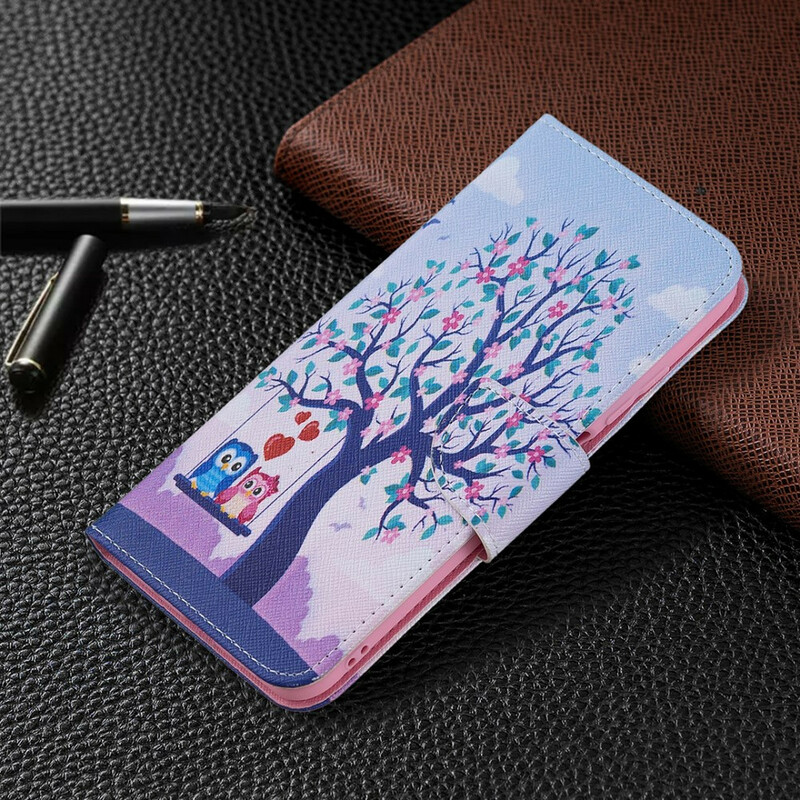 Xiaomi Redmi Note 10 5G / Poco M3 Pro 5G Case Pöllöt keinussa