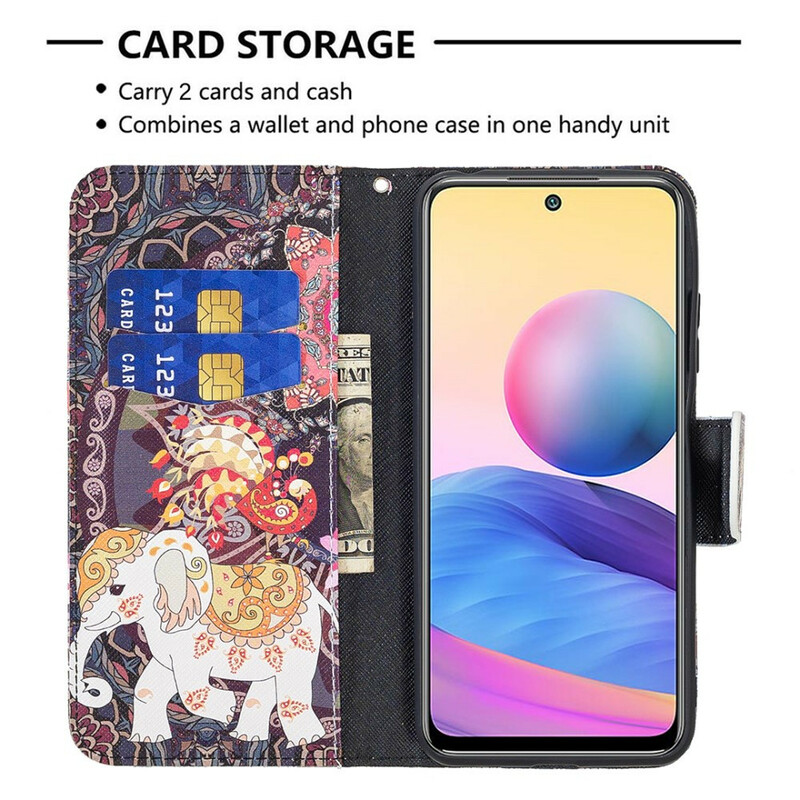 Xiaomi Redmi Note 10 5G / Poco M3 Pro 5G Case Intian norsu Xiaomi Redmi Note 10 5G / Poco M3 Pro 5G Case Intian norsu