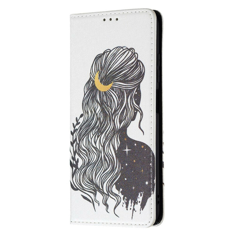 Flip Cover Xiaomi Redmi Note 10 5G / Poco M3 Pro 5G Kauniit hiukset