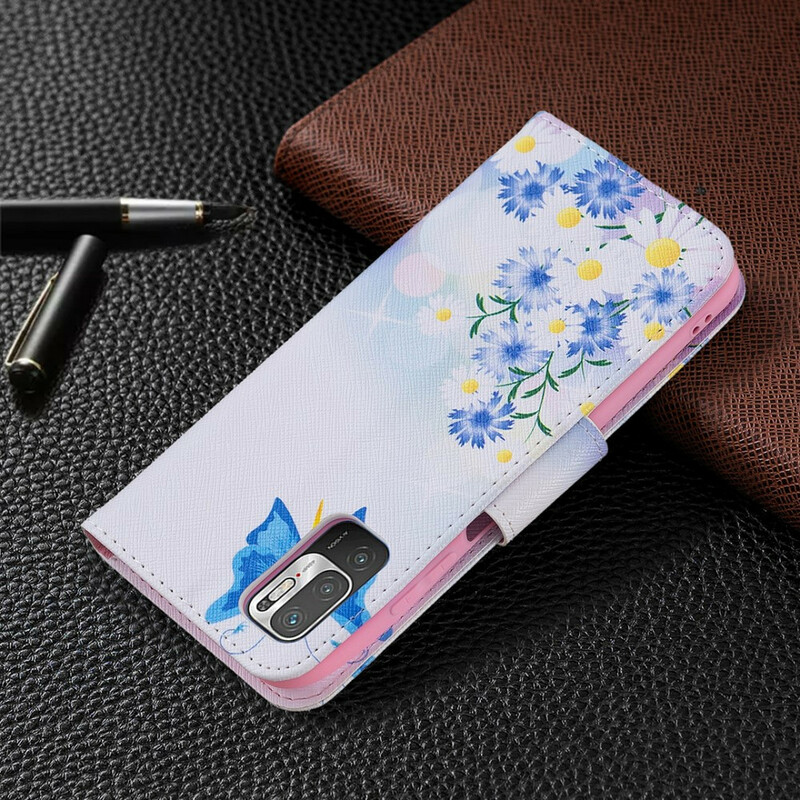 Xiaomi Redmi Note 10 5G / Poco M3 Pro 5G Case Perhoset ja kukat