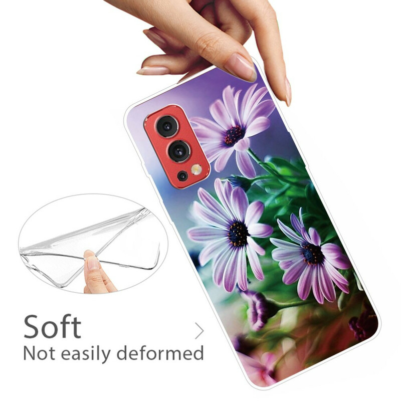 OnePlus Nord 2 5G Realistinen kukka tapauksessa