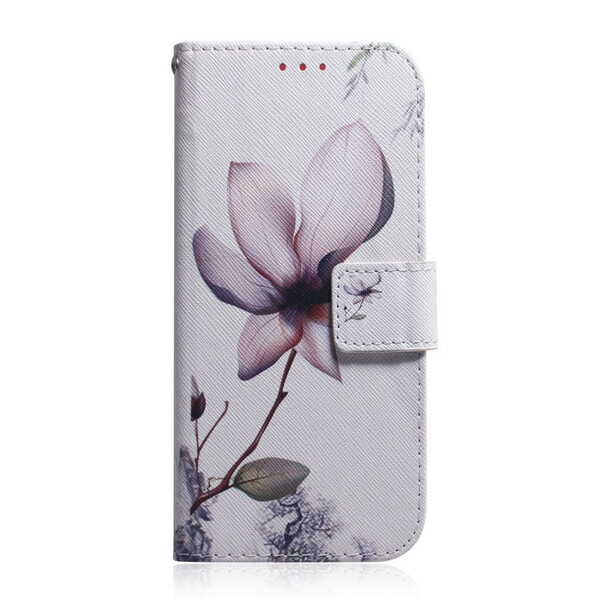 Kotelo Xiaomi Redmi Note 10 5G / Poco M3 Pro 5G Vanha vaaleanpunainen kukka