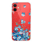 Kotelo iPhone 13 Mini kukkakimppu sininen