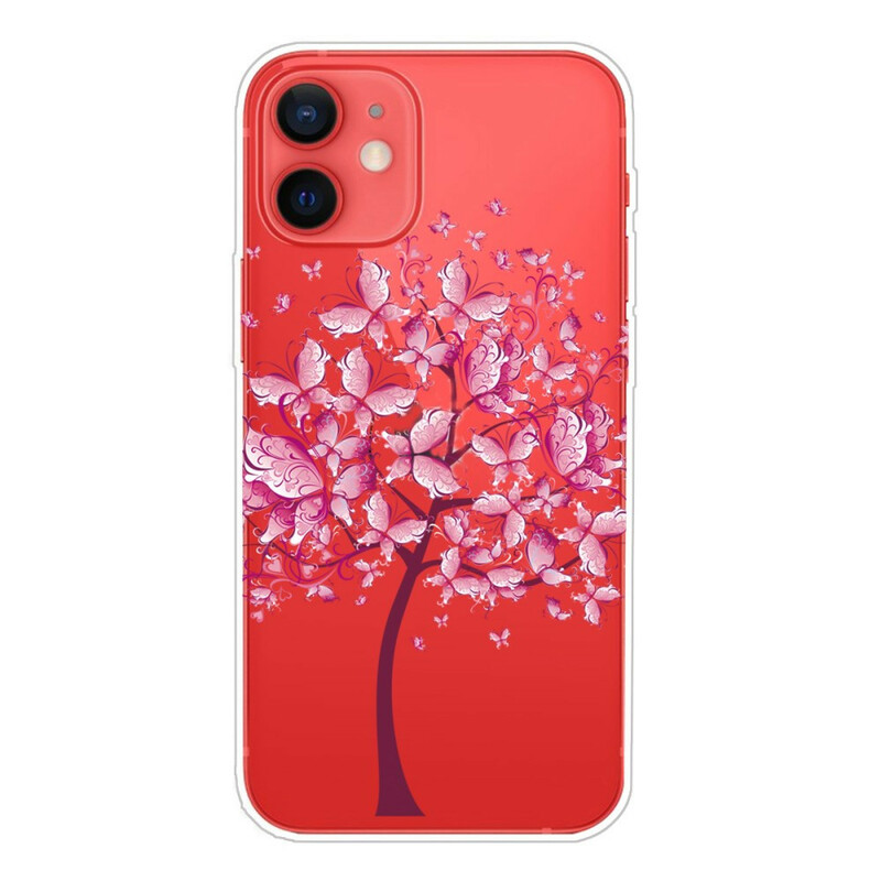 Kotelo iPhone 13 Mini Top Tree vaaleanpunainen