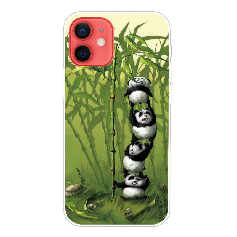 Kotelo iPhone 13 Mini Tas de Pandas
