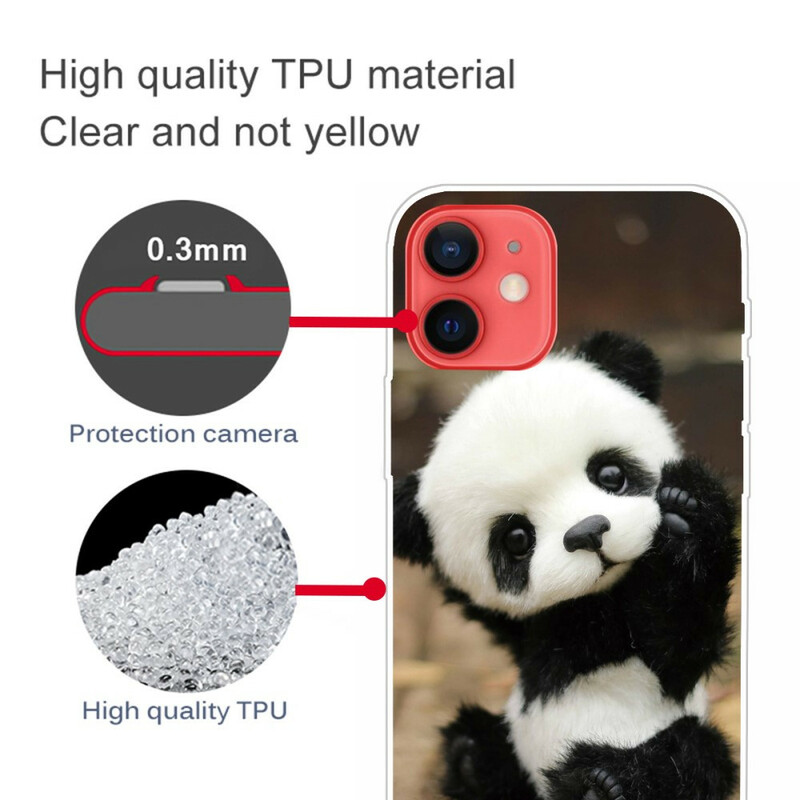 iPhone 13 Mini Joustava Panda Case