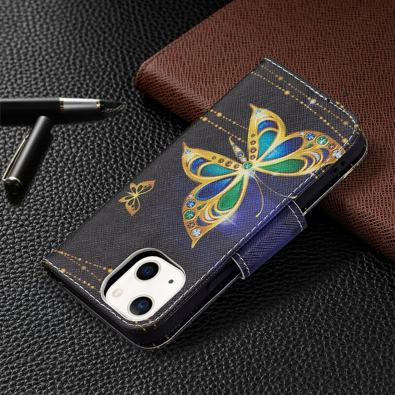 Kotelo iPhone 13 Mini Magic Butterfly