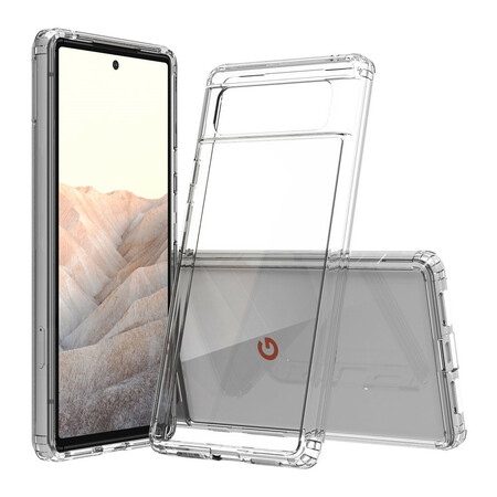 Google Pixel 6 läpinäkyvä korttikotelo