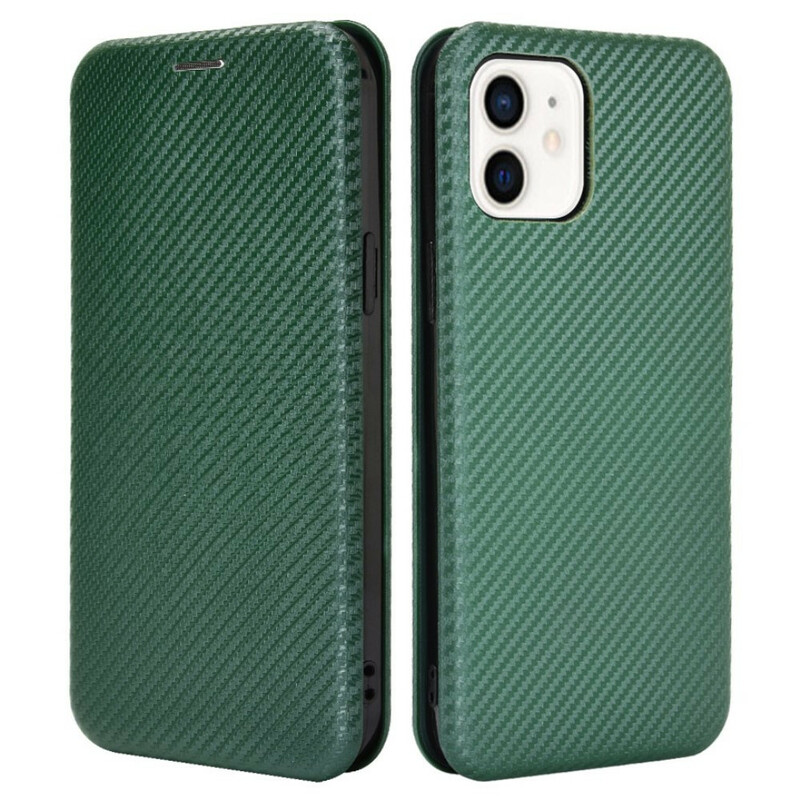 Flip Cover iPhone 13 Mini Hiilikuitu